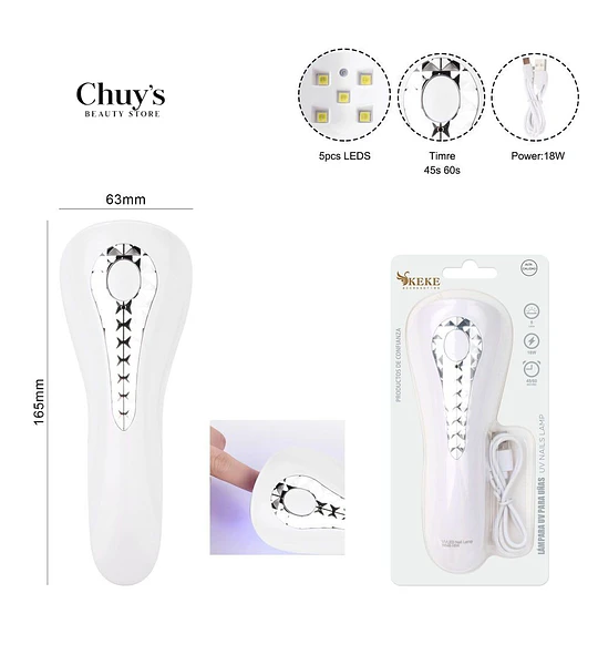 Lampara LED Portátil para Uñas