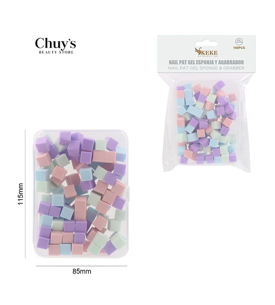Esponja para hacer diseños en uñas