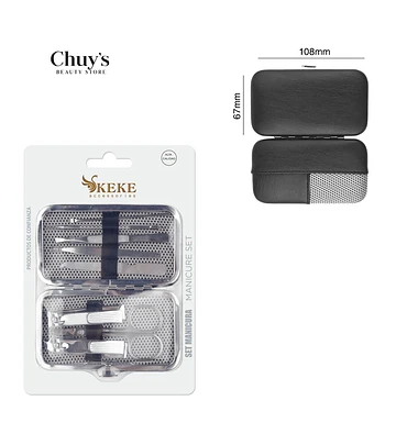 Set de Manicure 8 Piezas Acero Inoxidable - Chuys Beautys | Chuy's Beautys Store