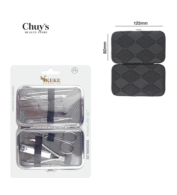 Set de Manicure 9 Piezas Acero Inoxidable - Chuys Beautys | Chuy's Beautys Store