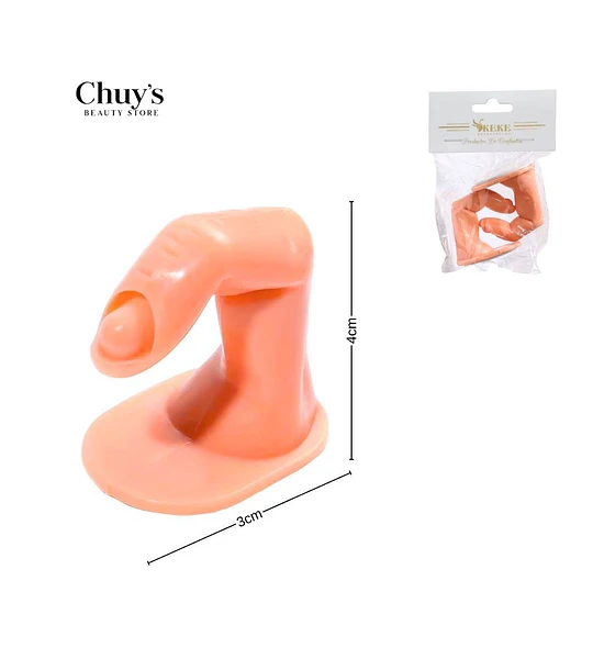 Dedo de práctica para uñas