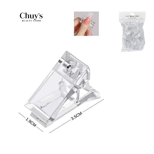 Pinzas de acrílico transparente para uñas - Chuys Beautys | Chuy's Beautys