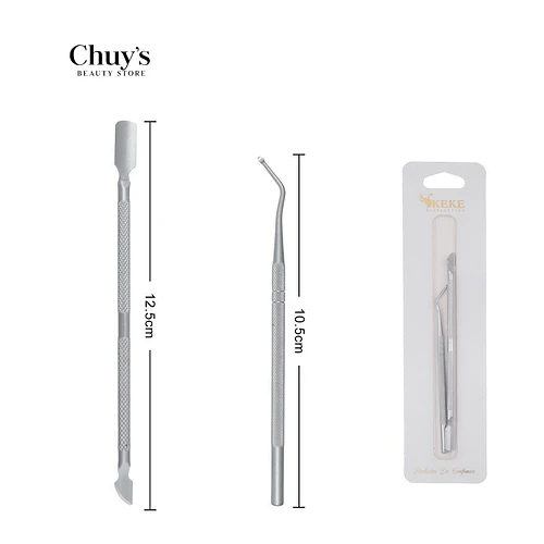 Repujador de cuticula acero inoxidable - Chuys Beautys | Chuy's Beautys