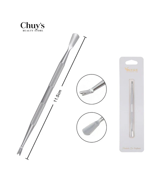 Cortacutícula de Paleta de Acero Inoxidable 11,7cm