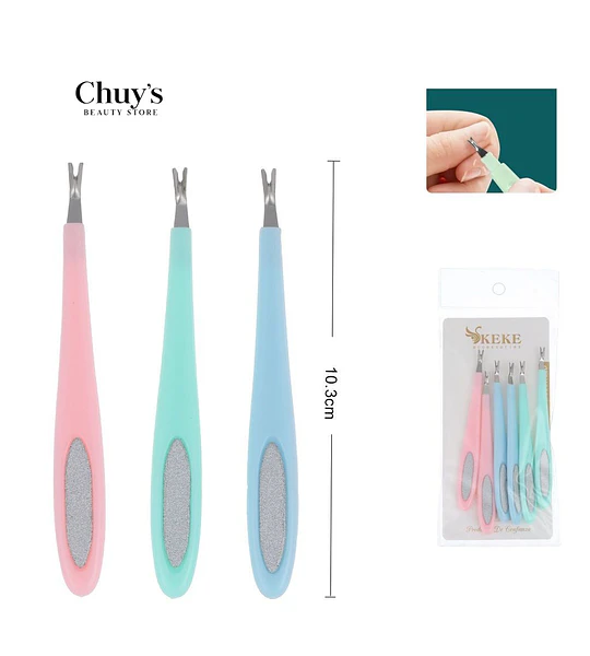 Cortacutícula Paleta 10,3cm 6Pcs