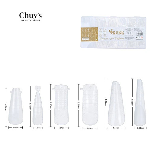 UNAS TIPS DE POLIGEL 288PCS - Chuys Beautys | Chuy's Beautys
