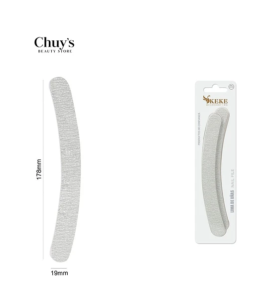 Lima de Uñas Curva 178mm