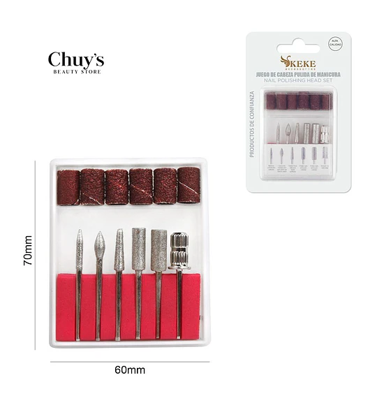 Juego de Brocas para Manicura
