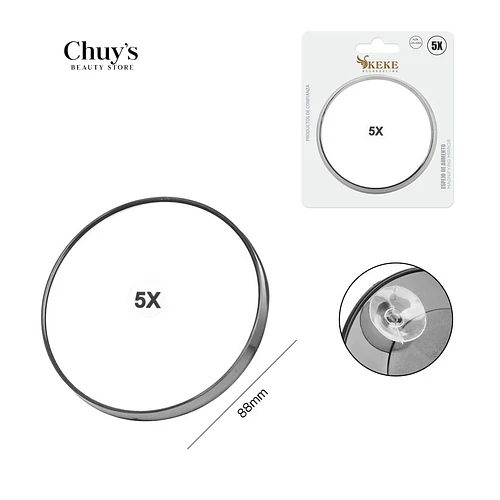 Espejo de Aumento 5X - Chuys Beautys | Chuy's Beautys