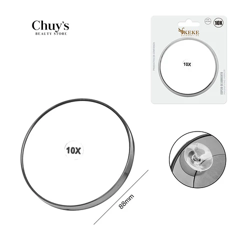 Espejo con Aumento 10X - Chuys Beautys | Chuy's Beautys