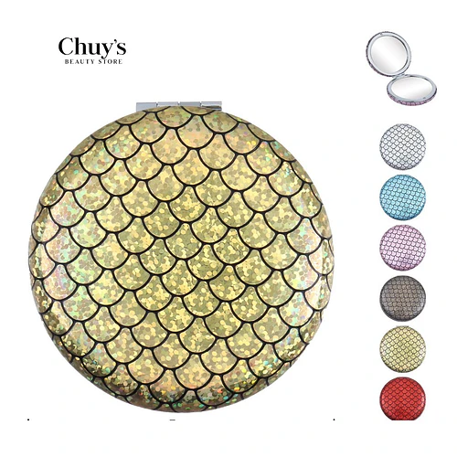 Espejo para cartera con diseño escamoso - Chuys Beautys | Chuy's Beautys