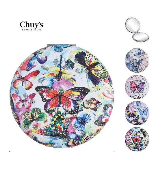 Espejos para cartera estampados