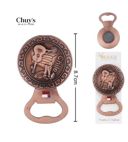 Destapador Magnético Chile 9*5,5cm