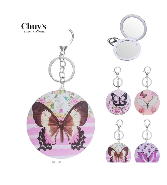Espejo de cartera 7,5*7,5*1cm
