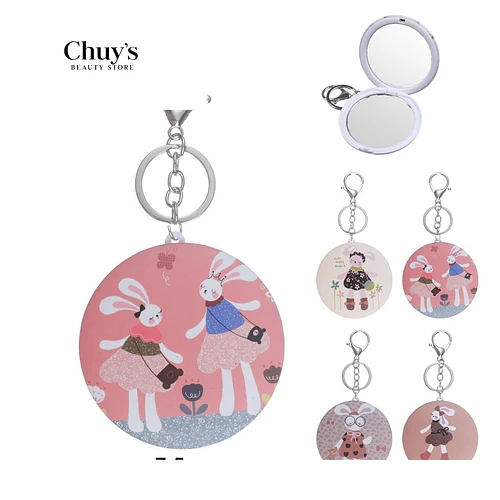 Espejo de cartera 7,5*7,5*1cm - Chuys Beautys | Chuy's Beautys