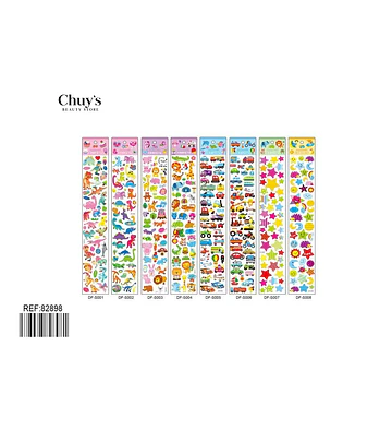 Stickers Infantiles Coloridos - Chuys Beautys | Chuy's Beautys Store