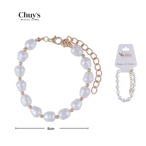 Pulsera de Perlas Elegante - Chuys Beautys | Chuy's Beautys