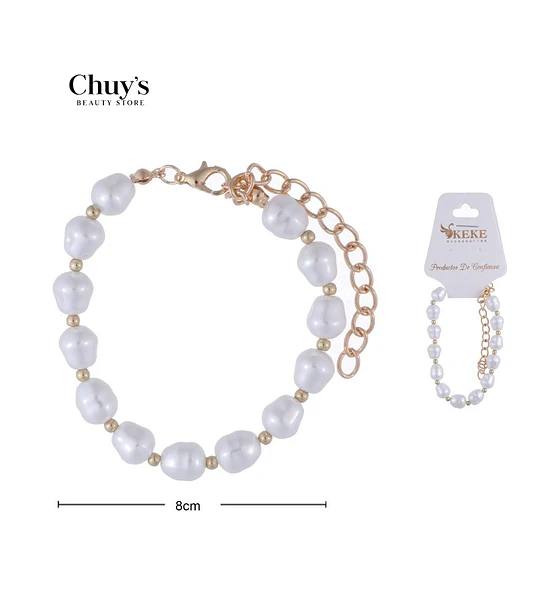 Pulsera de Perlas Elegante
