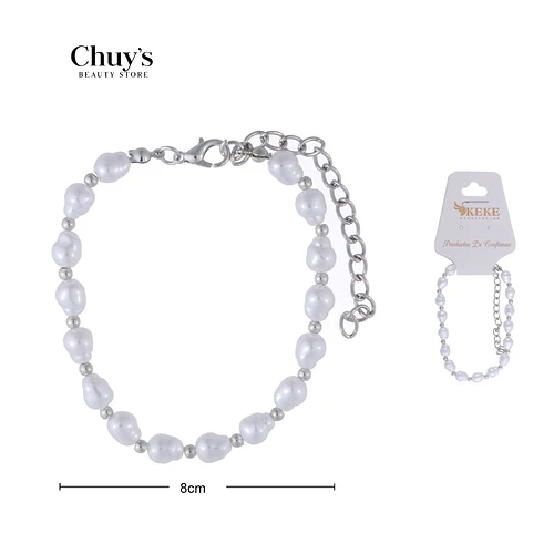 Pulsera de Perlas Elegante - Chuys Beautys | Chuy's Beautys