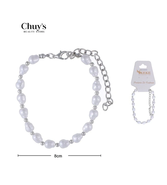 Pulsera de Perlas Elegante