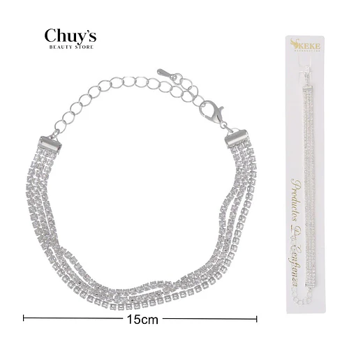 Pulsera con Brillos - Chuys Beautys | Chuy's Beautys