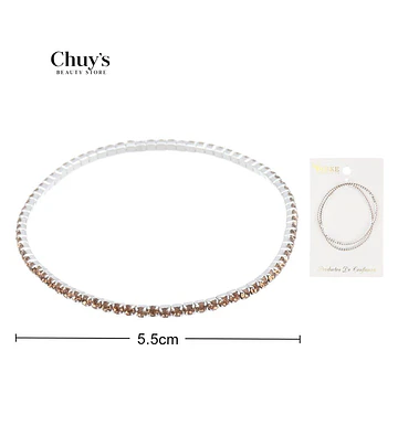 Pulseras Café con Brillos - Chuys Beautys | Chuy's Beautys Store