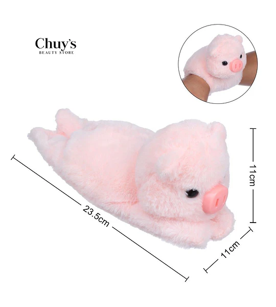 Peluche Pulsera Abrazo Chancho