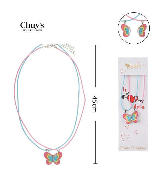 Collar para amigas 2pcs