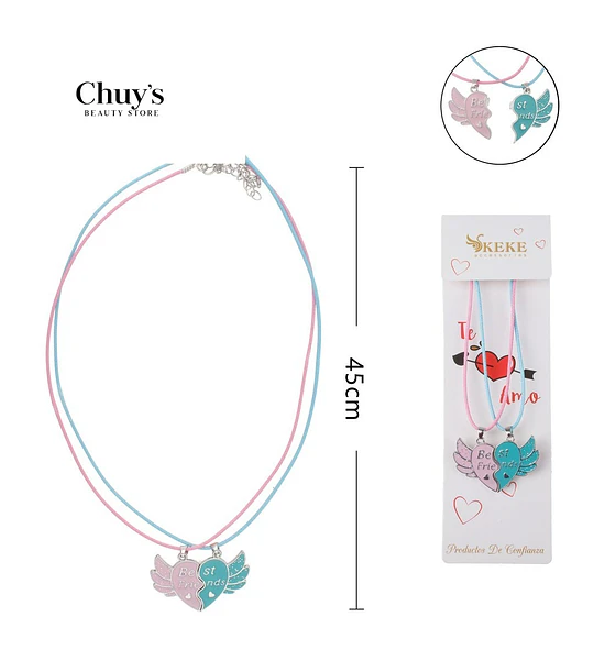 Collar para Amigas 2Pcs