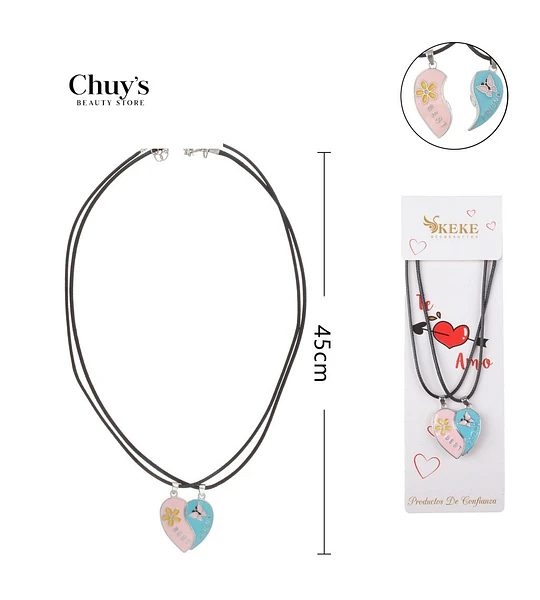 Collar para amigas 2PCS