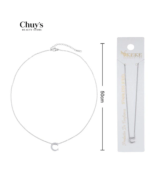 Collar de Acero Inoxidable 45+5cm
