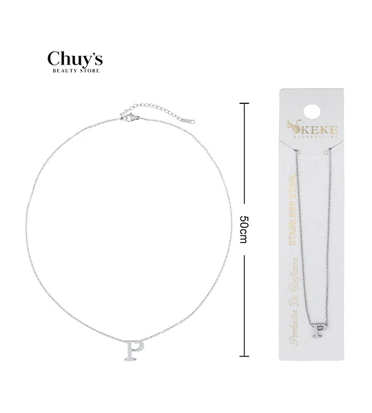 Collar acero inoxidable 45+5cm
