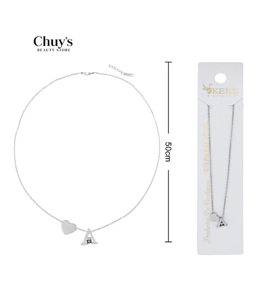 Collar Acero Inoxidable 45+5cm