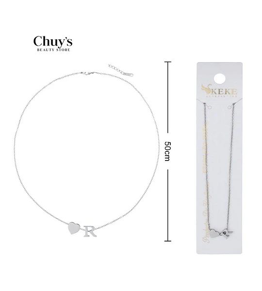 Collar acero inoxidable 45+5cm
