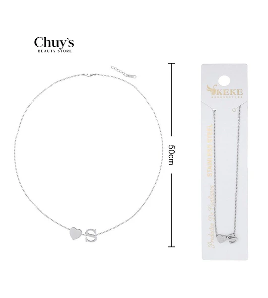 Collar Acero Inoxidable 45+5cm