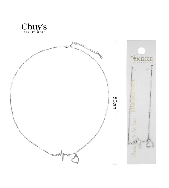 Collar Acero Inoxidable 45+5cm