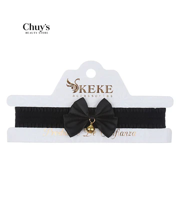 Choker de Lazo Negro Elegante - Chuys Beautys | Chuy's Beautys Store