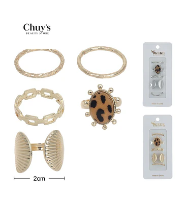 Set de Anillos Elegantes - Chuys Beautys | Chuy's Beautys Store