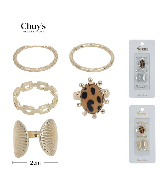 Set de Anillos Elegantes