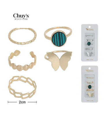 Set de Anillos Elegantes - Chuys Beautys | Chuy's Beautys Store