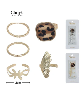 Set de Anillos Elegantes - Chuys Beautys | Chuy's Beautys Store