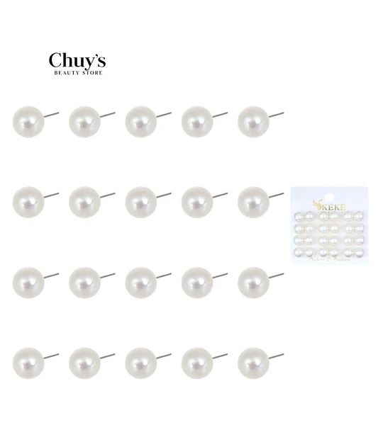 Pendientes Perla 12 Pcs