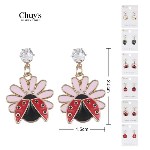 Pendientes de Aleación 3,5cm - Chuys Beautys | Chuy's Beautys