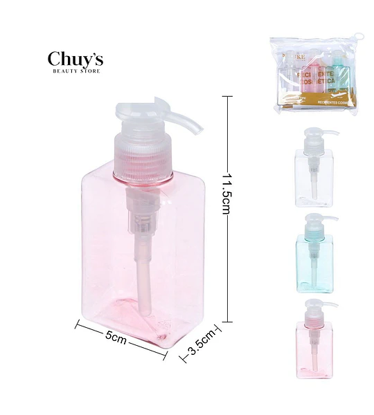 Envases dispensadores 3pcs 100ml