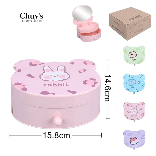 Mini organizador con espejo - Chuys Beautys | Chuy's Beautys