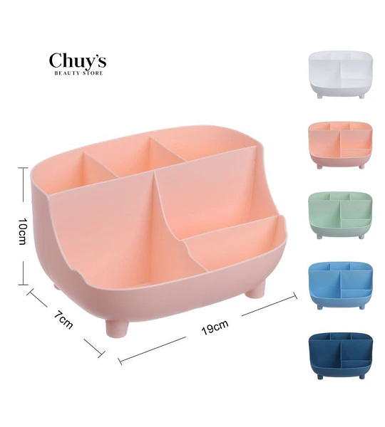 Organizador de maquillaje 4 compartimentos