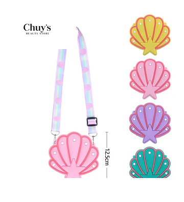 Bolso de goma concha de mar - Chuys Beautys | Chuy's Beautys Store