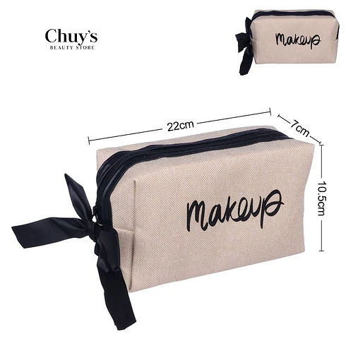 Neceser de maquillaje con lazo - Chuys Beautys | Chuy's Beautys