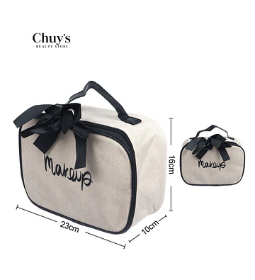 Cosmetiquero Makeup Beige - Chuys Beautys | Chuy's Beautys Store