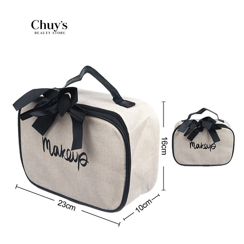Cosmetiquero Makeup Beige - Chuys Beautys | Chuy's Beautys